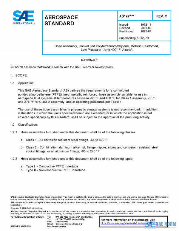 SAE AS 1227 Series PDF