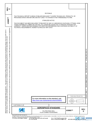 SAE AS 685 Series PDF