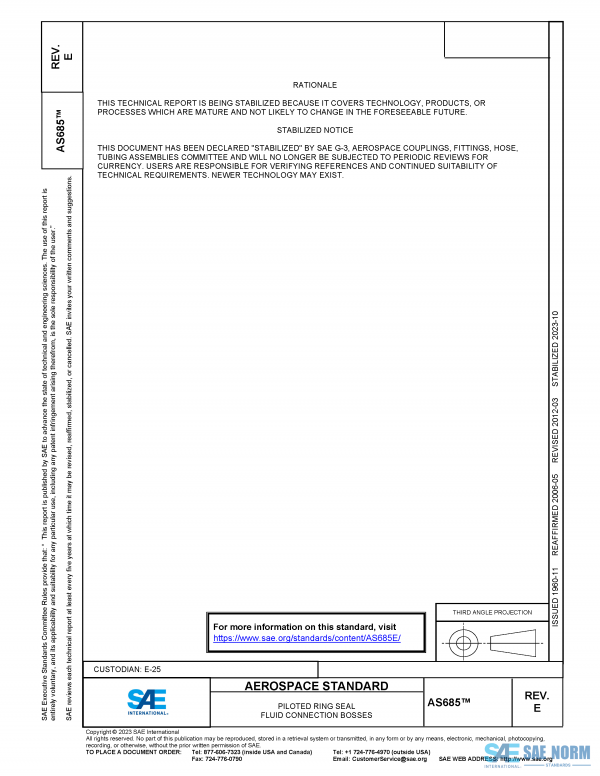 SAE AS 685 Series PDF