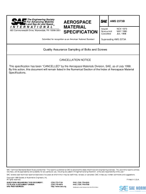 SAE AMS 2373 Series PDF