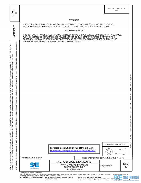 SAE AS 1368 Series PDF