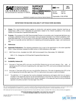 SAE J 1032 Series PDF
