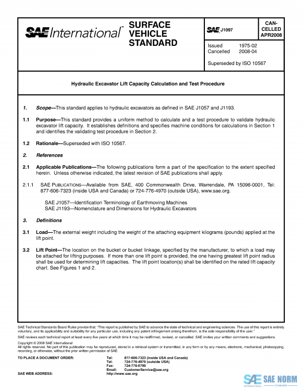 SAE J 1097 Series PDF