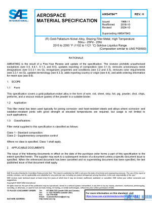 SAE AMS 4784 Series PDF
