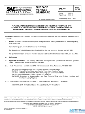 SAE J 620 Series PDF