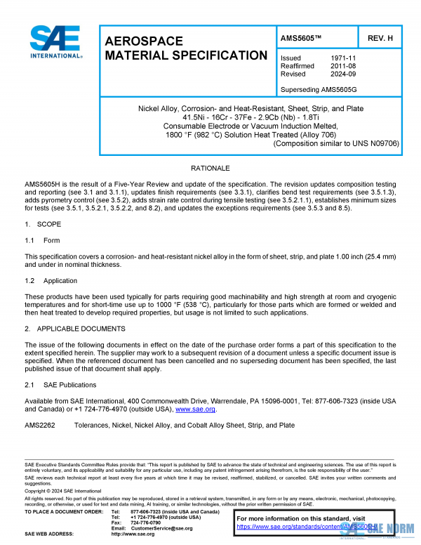 SAE AMS 5605 Series PDF
