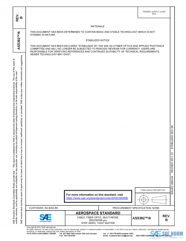 SAE AS 5382/6 Series PDF