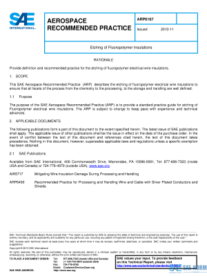 SAE ARP 6167 Series PDF