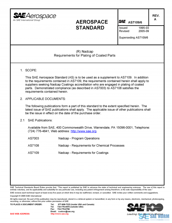 SAE AS 7109/6 Series PDF
