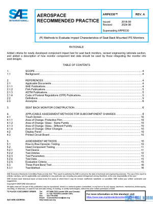 SAE ARP 6330 Series PDF