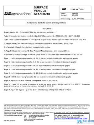 SAE J 1268 Series PDF