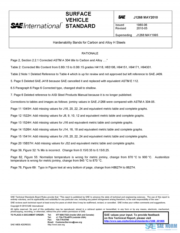 SAE J 1268 Series PDF