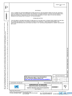 SAE AS 29600/1 Series PDF