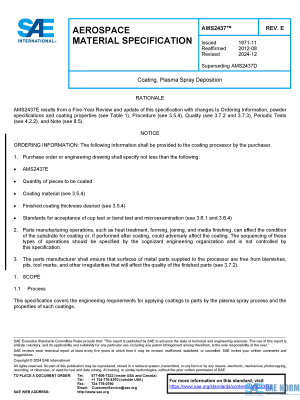 SAE AMS 2437 Series PDF