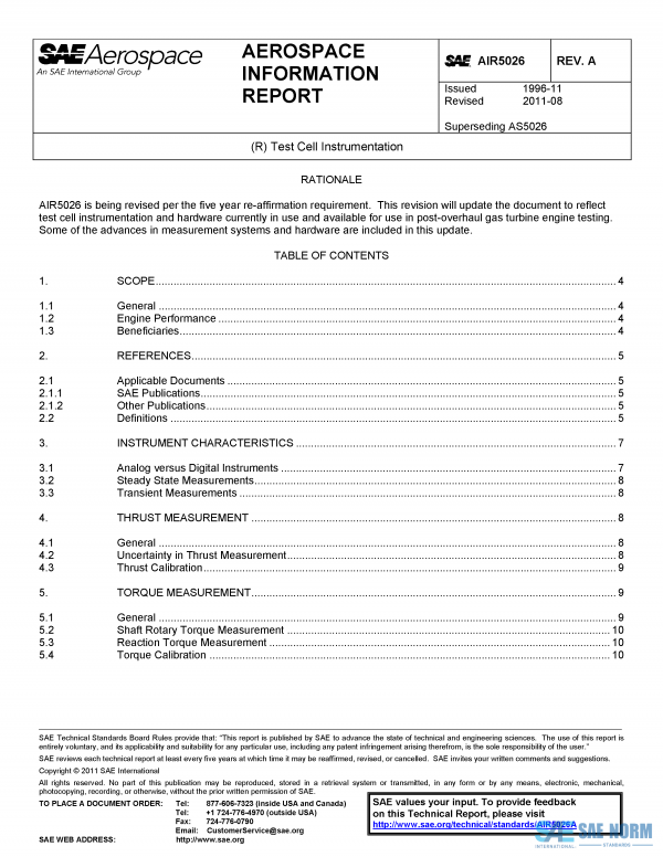 SAE AIR 5026 Series PDF