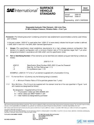 SAE J 2321/2 Series PDF