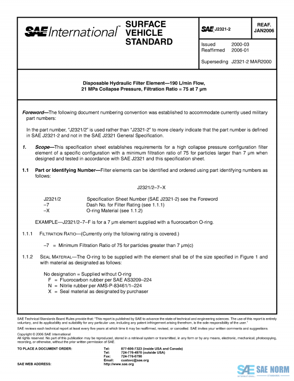 SAE J 2321/2 Series PDF