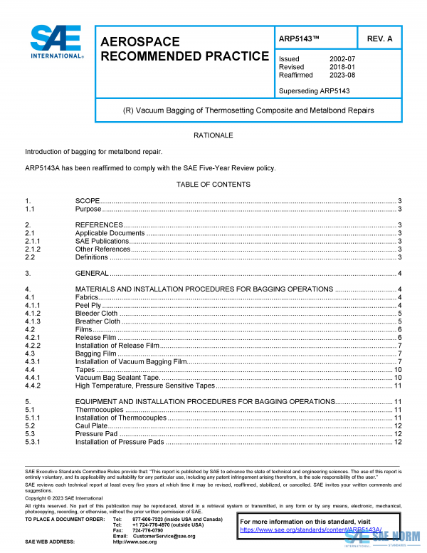 SAE ARP 5143 Series PDF