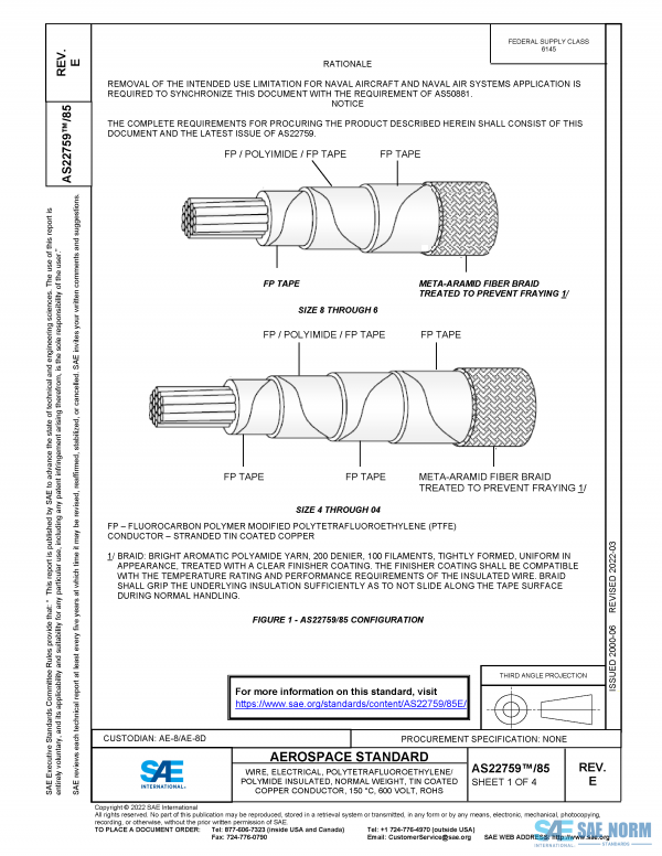 SAE AS 22759/85 Series PDF