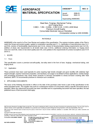 SAE AMS 6340 Series PDF