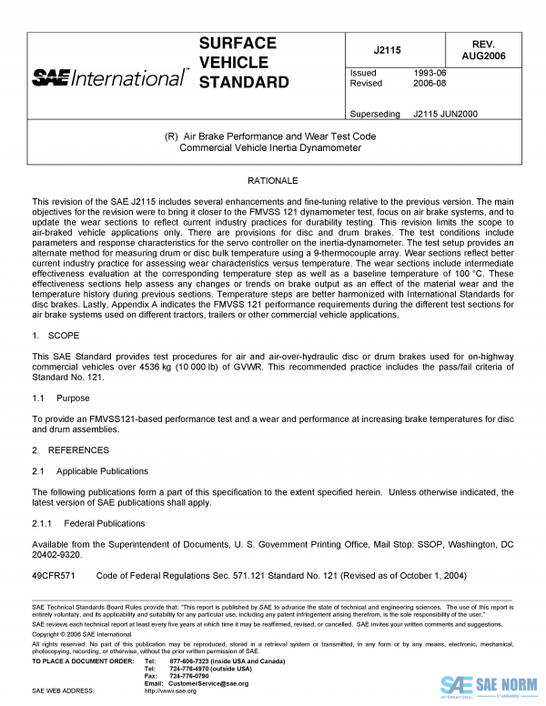 SAE J 2115 Series PDF