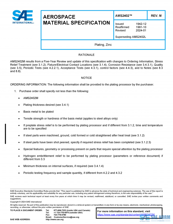 SAE AMS 2402 Series PDF