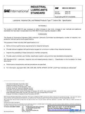 SAE MS 1010 Series PDF