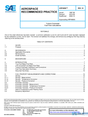 SAE ARP 4990 Series PDF
