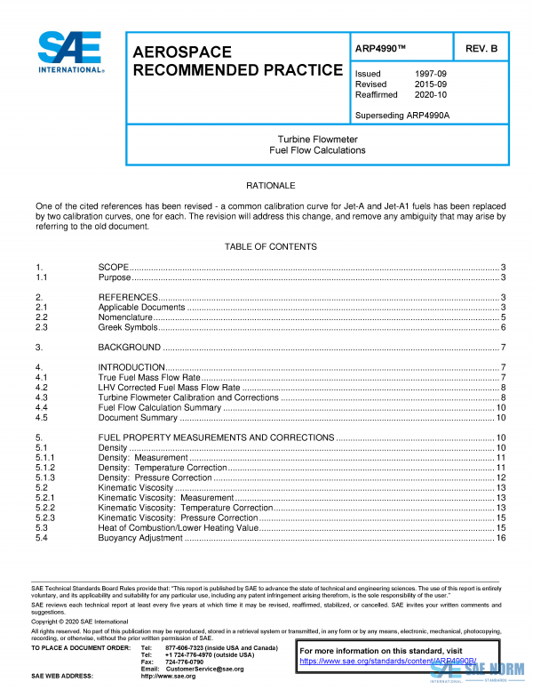 SAE ARP 4990 Series PDF