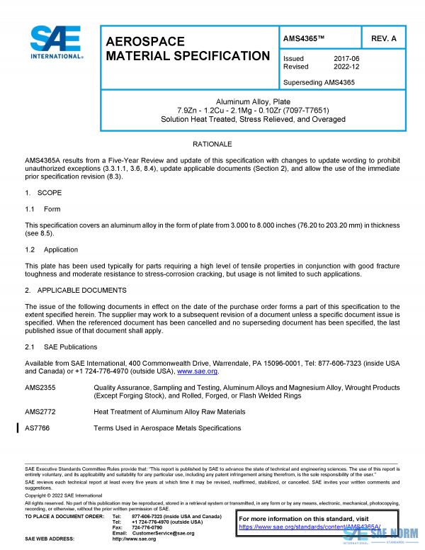 SAE AMS 4365 Series PDF