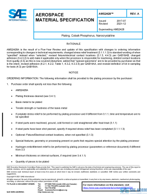 SAE AMS 2428 Series PDF