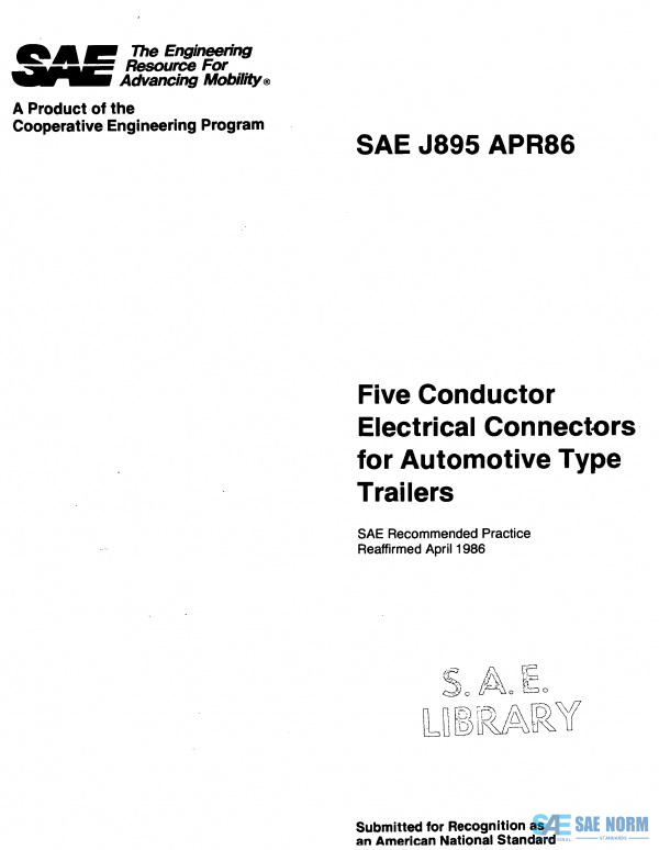 SAE J 895 Series PDF