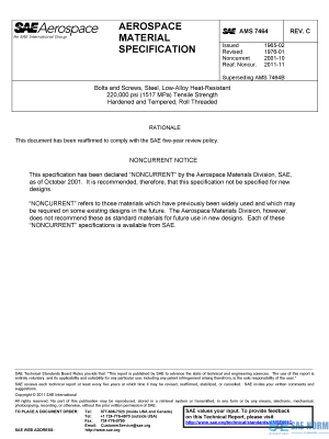 SAE AMS 7464 Series PDF