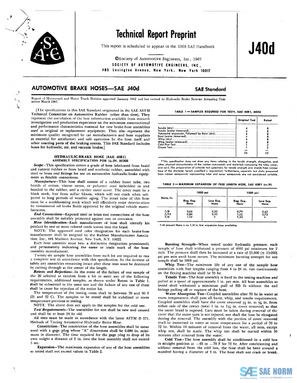 SAE J 40 Series PDF