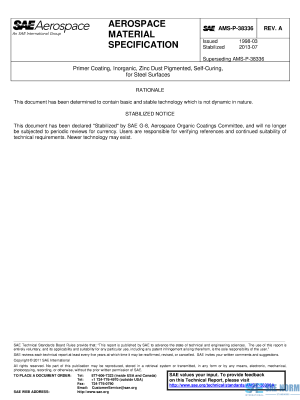 SAE AMSP 38336 Series PDF