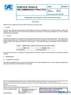 SAE J 2392 Series PDF