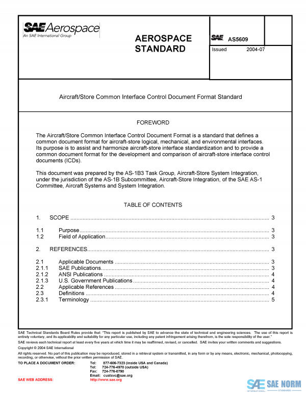 SAE AS 5609 Series PDF