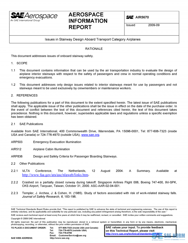 SAE AIR 5670 Series PDF