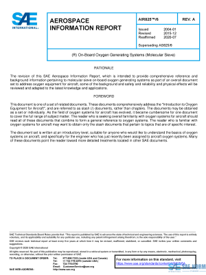 SAE AIR 825/6 Series PDF