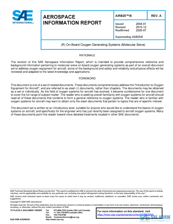 SAE AIR 825/6 Series PDF