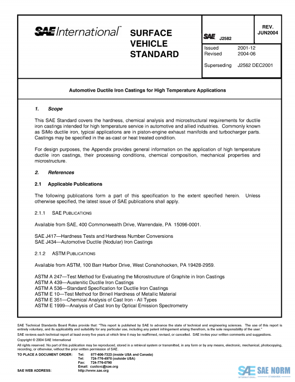 SAE J 2582 Series PDF