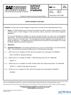 SAE J 1259 Series PDF