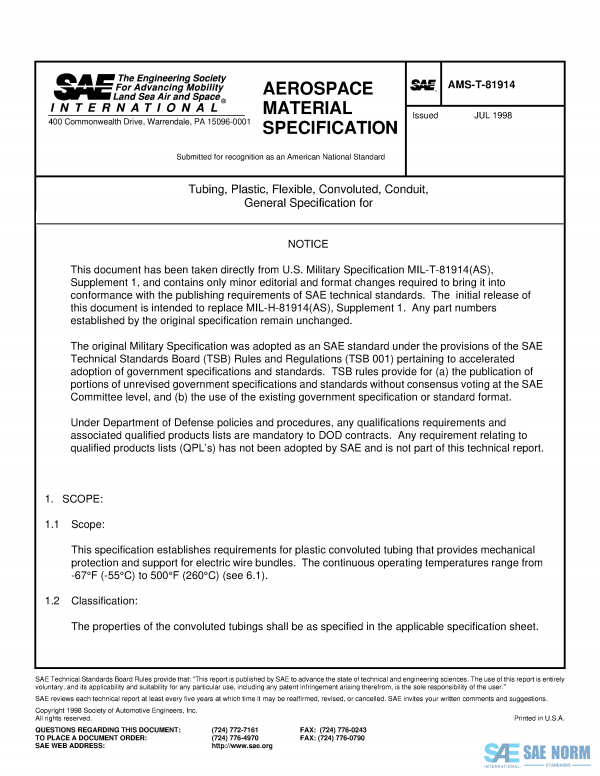 SAE AMST 81914 Series PDF