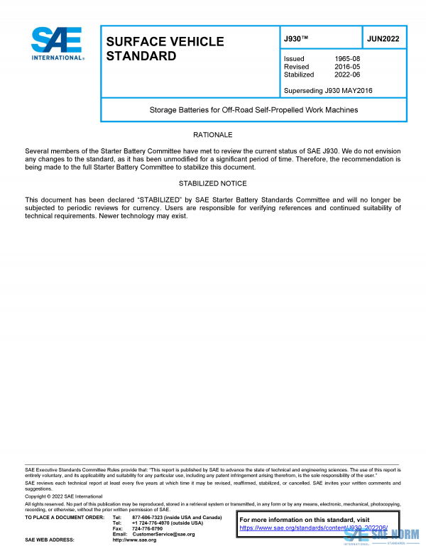 SAE J 930 Series PDF