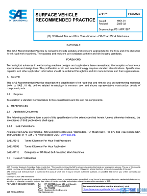 SAE J 751 Series PDF