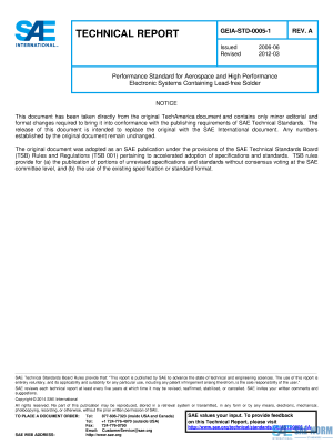 SAE GEIASTD 0005_1 Series PDF