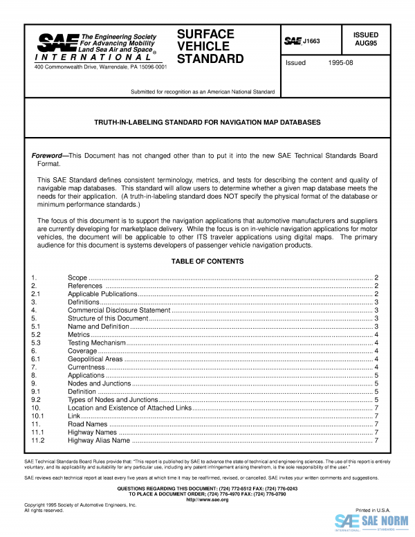 SAE J 1663 Series PDF