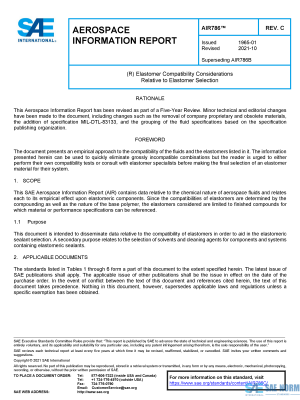 SAE AIR 786 Series PDF