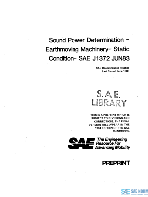 SAE J 1372 Series PDF