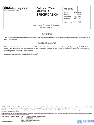 SAE AMS 3072 Series PDF